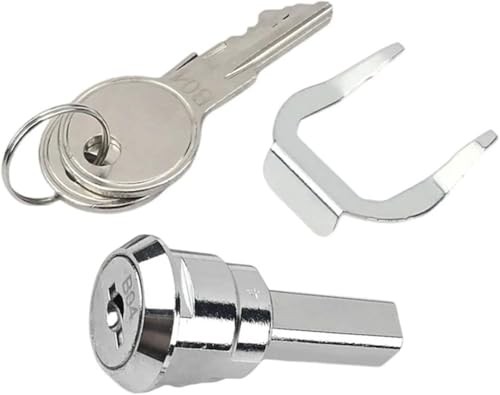 Universal Toolbox Lock, Cabinet Drawer Lock Set, 180° Rotation Unlocking