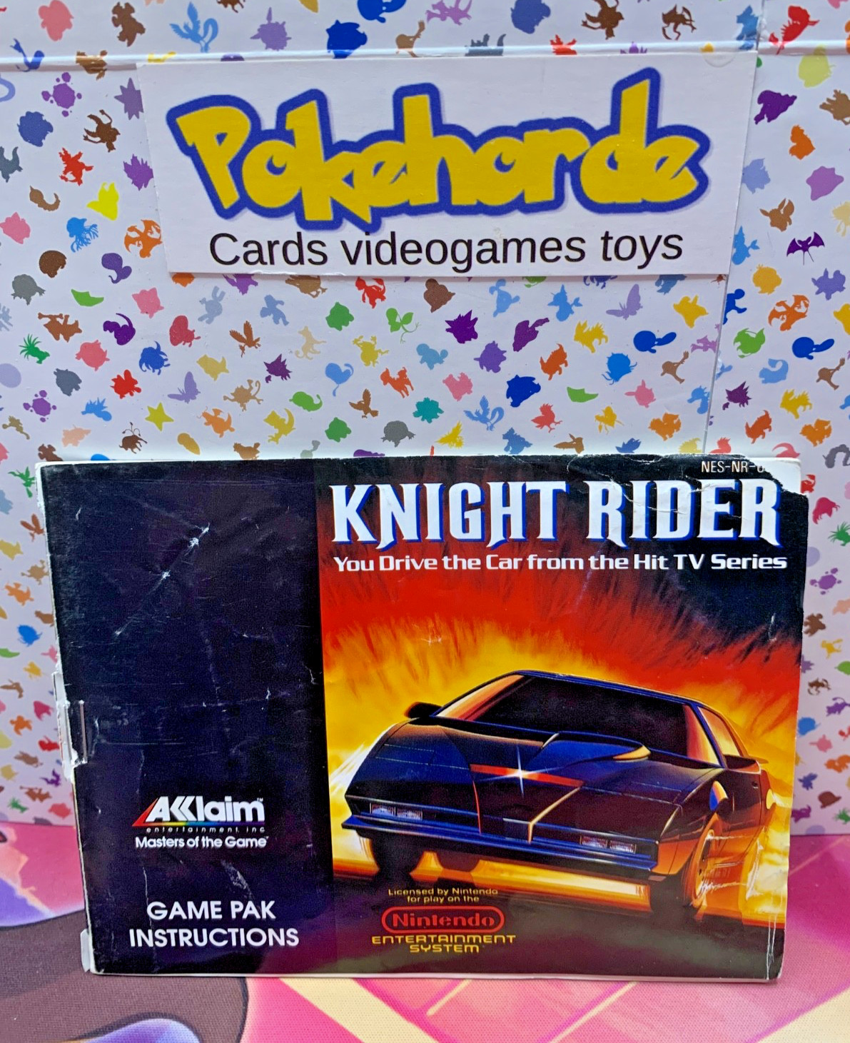 knight rider nes manual only