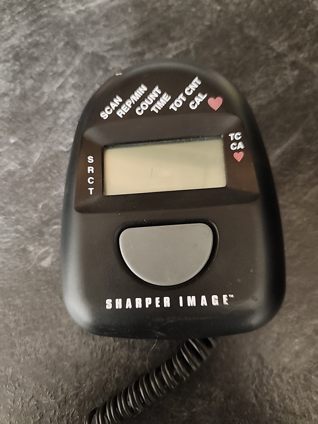 Sharper Image Control Monitor For Foldaway Elliptical Strider Heart Rate SR409