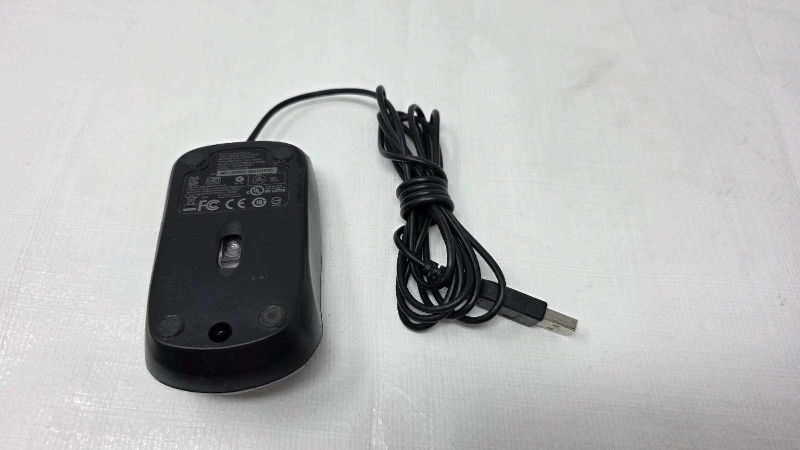 Primax PMX-MMOFFUO Wired Corded USB Optical Mouse Class 1 LED ICES-003