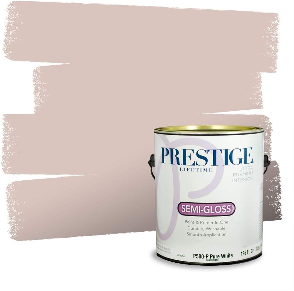 Interior Paint & Primer in One 1-Gallon Eggshell Comparable Match of Behr* Quiet