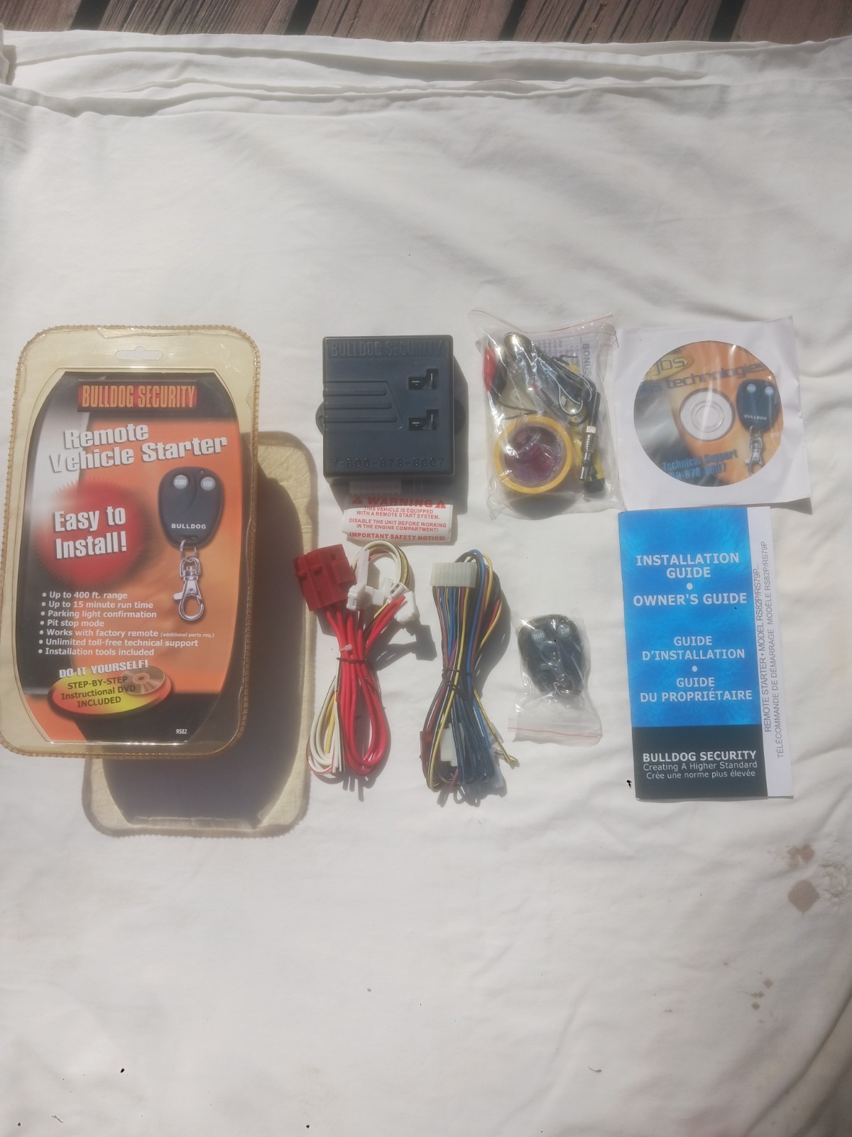 Bulldog Security Remote Vehicle Starter System Model (RS82) 400'range