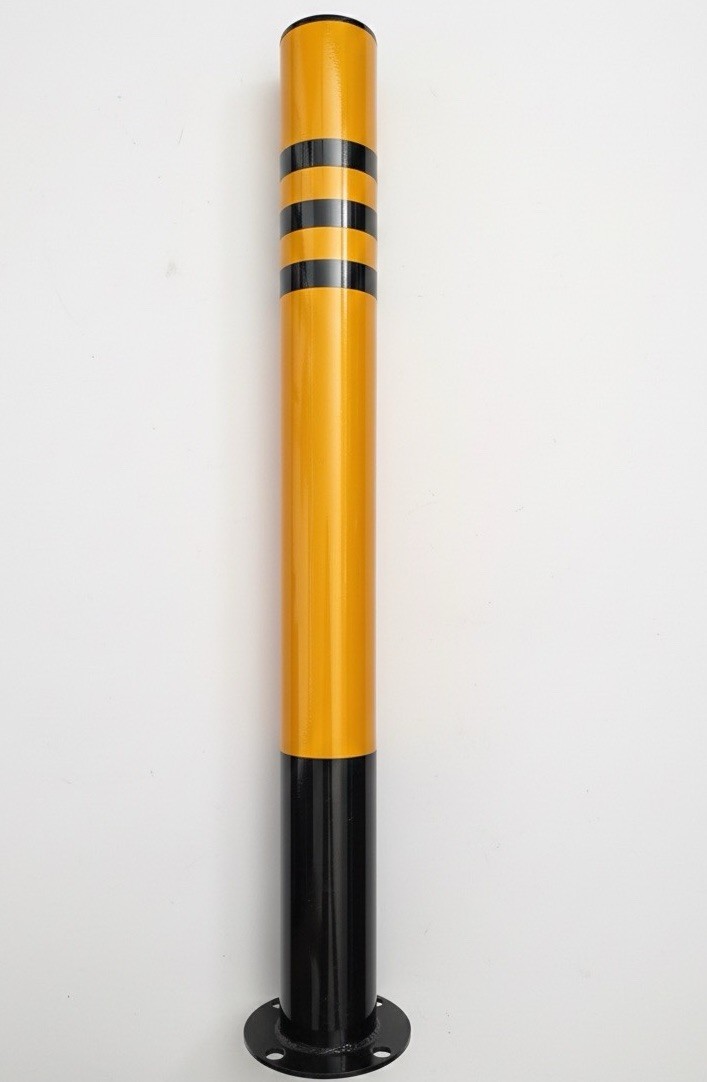 30”Safety Bollard Post Steel Traffic Barrier Removable Parking Driveway Security
