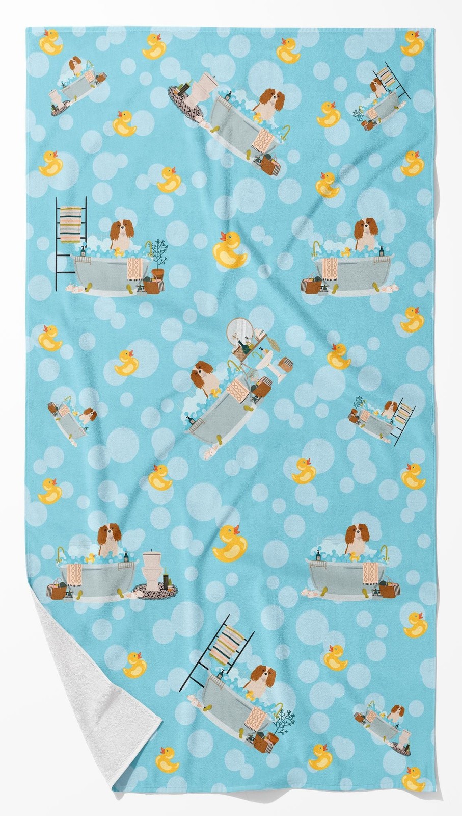 Blenheim Cavalier Spaniel Bath Towel Large Oversized Plush Fitness Body Towel,
