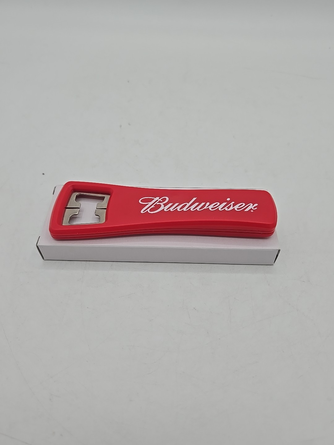 Budweiser Bottle Opener 5.25" Plastic Handle NEW
