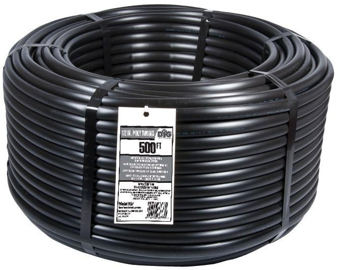1/2 in. x 500 ft. Poly Drip Tubing Irrigation Sprinkler System Water Line Pipe