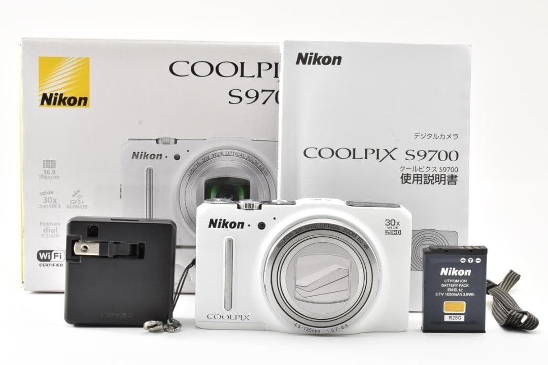 Nikon COOLPIX S9700 Compact Digital Camera Tested Working Seller Japan