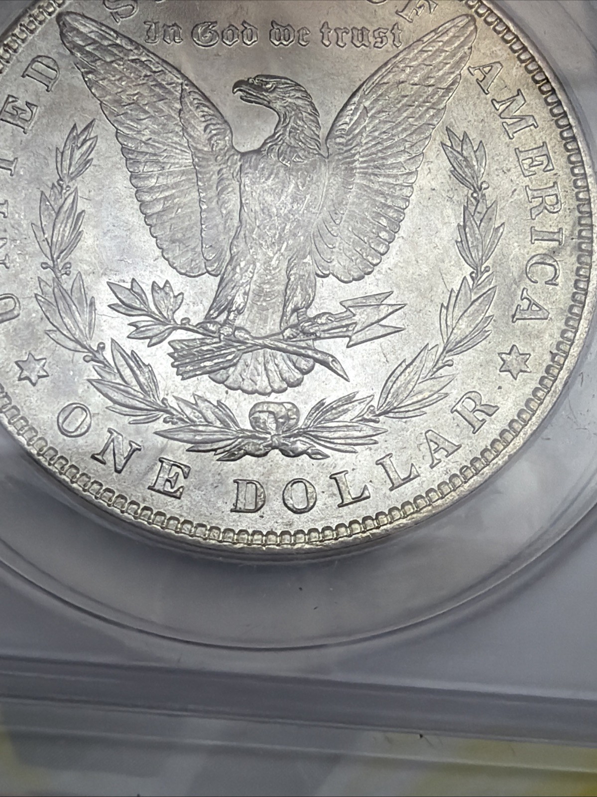 1884 Morgan Silver Dollar ANACS MS63 90% Silver