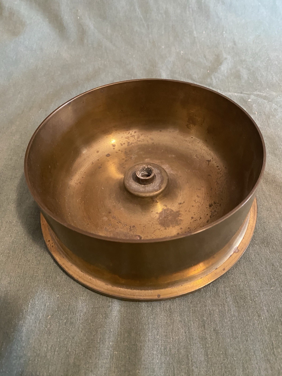 Vintage WW2 US Navy Trench Art Ash Tray Heavy