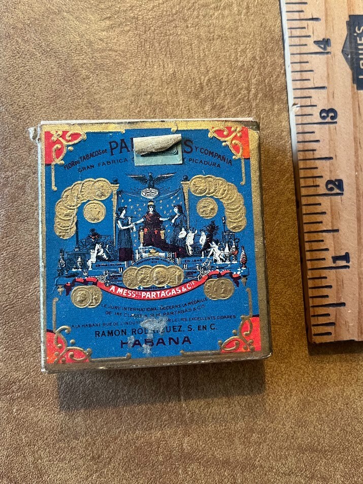 Vintage Partagas & Co Superfinos Cigarette Pack Cuba- 1930's *EMPTY*