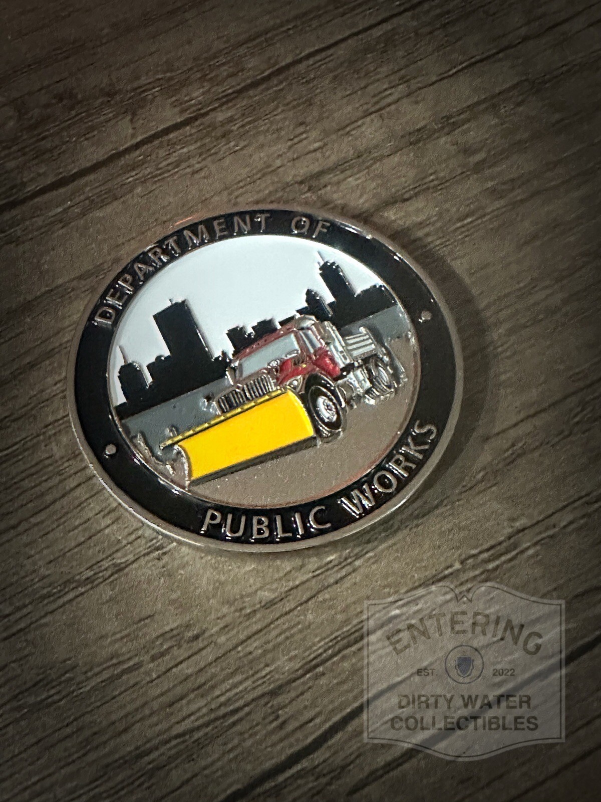 Department Of Public Works Challenge Coin