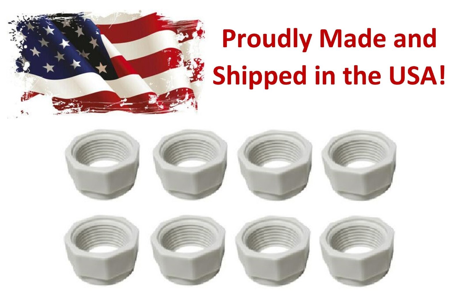 8 Pack Feed Hose Nut Replacement For Polaris Cleaners 180 280 380 480 D15 D-15