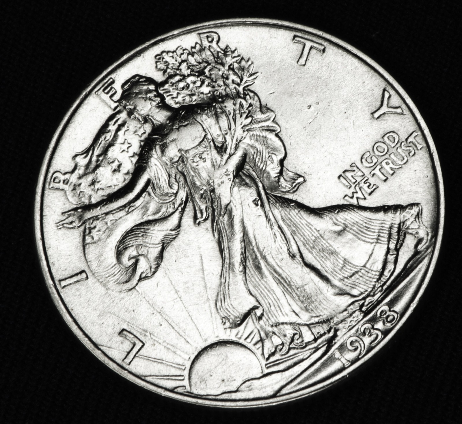 1938 Walking Liberty Half Dollar | High Grade Rare Key Date Philadelphia Inv A