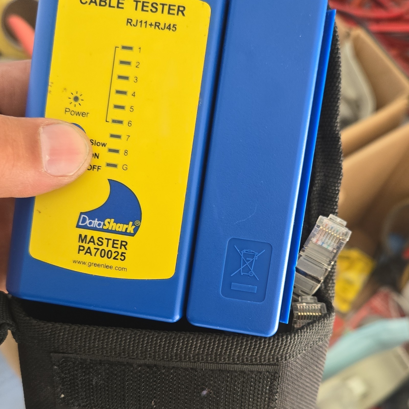 DataShark Computer Cable Tester RJ11/RJ45 Master & Remote PA70025