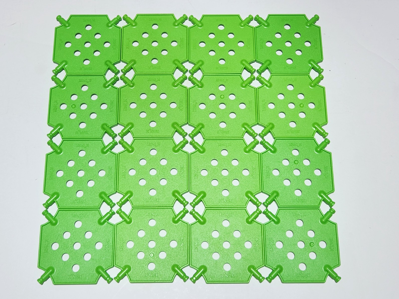 16 NEW K'NEX Light Green Square Panels Plate Platform Base 2.25 Replacement KNEX