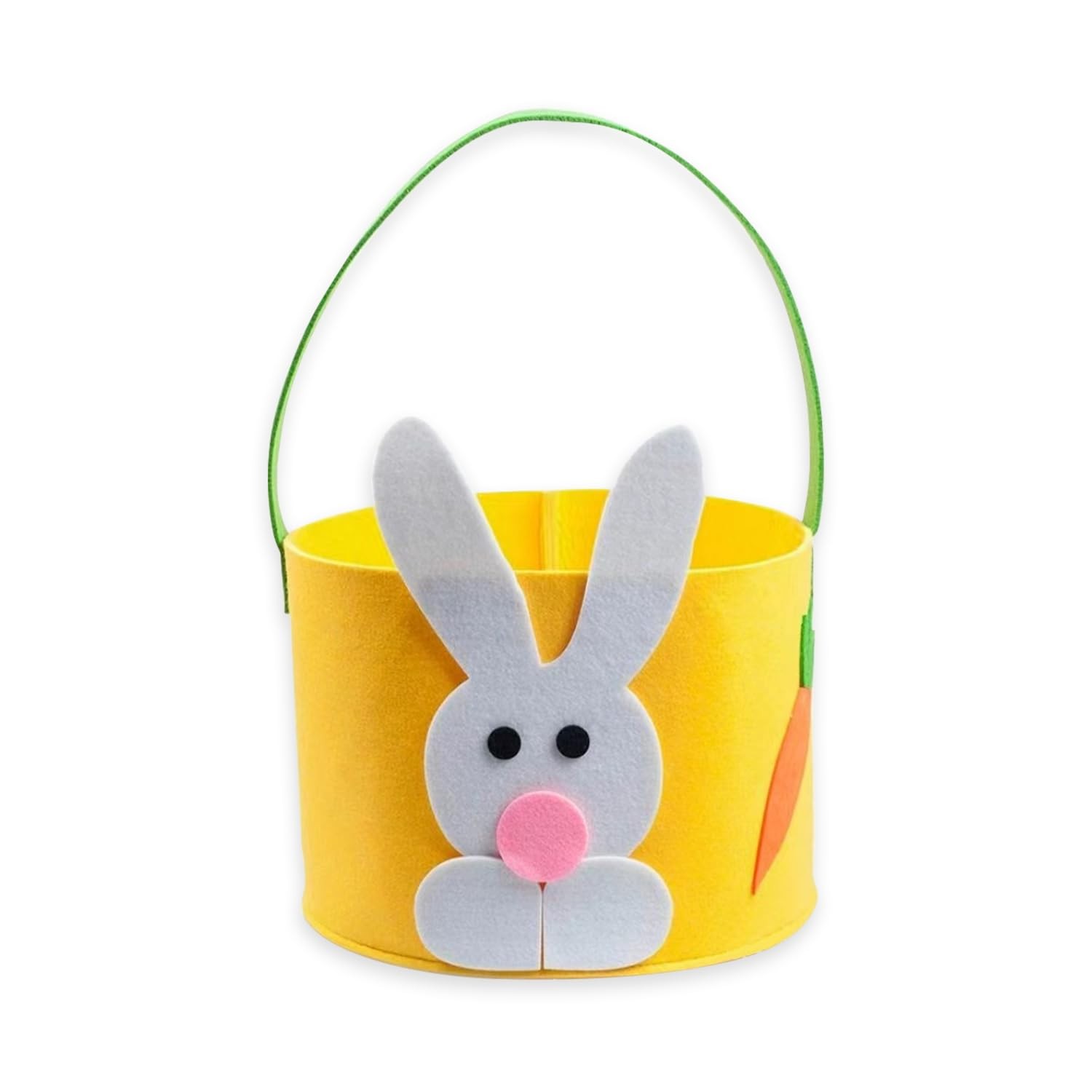 Felt Easter Bunny Basket for Easter Basket Canvas Tote Bunny Basket Egg Hunt ...