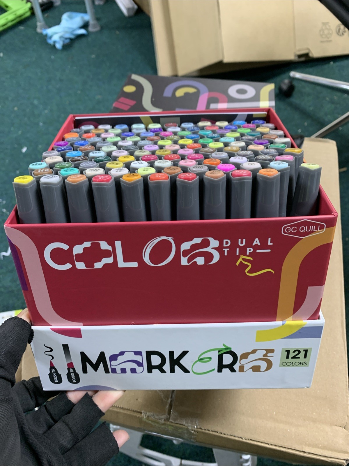 GC QUILL Alcohol Art Markers Brush ( Chisel & Brish Tip ) Art Drawing Color 120