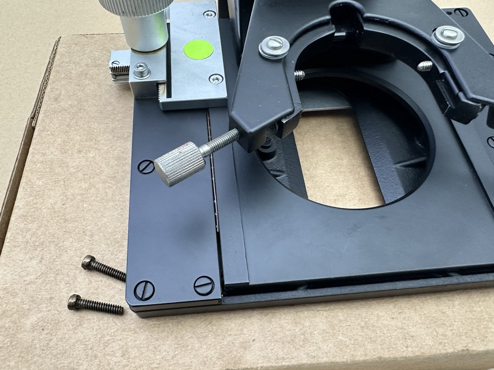 31-60-42 MECANICAL STAGE REPLACEMENT PART FOR BAUSCH LOMB BALPLAN MICROSCOPE