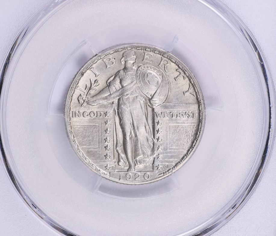 1920-S Standing Liberty Quarter : PCGS MS63
