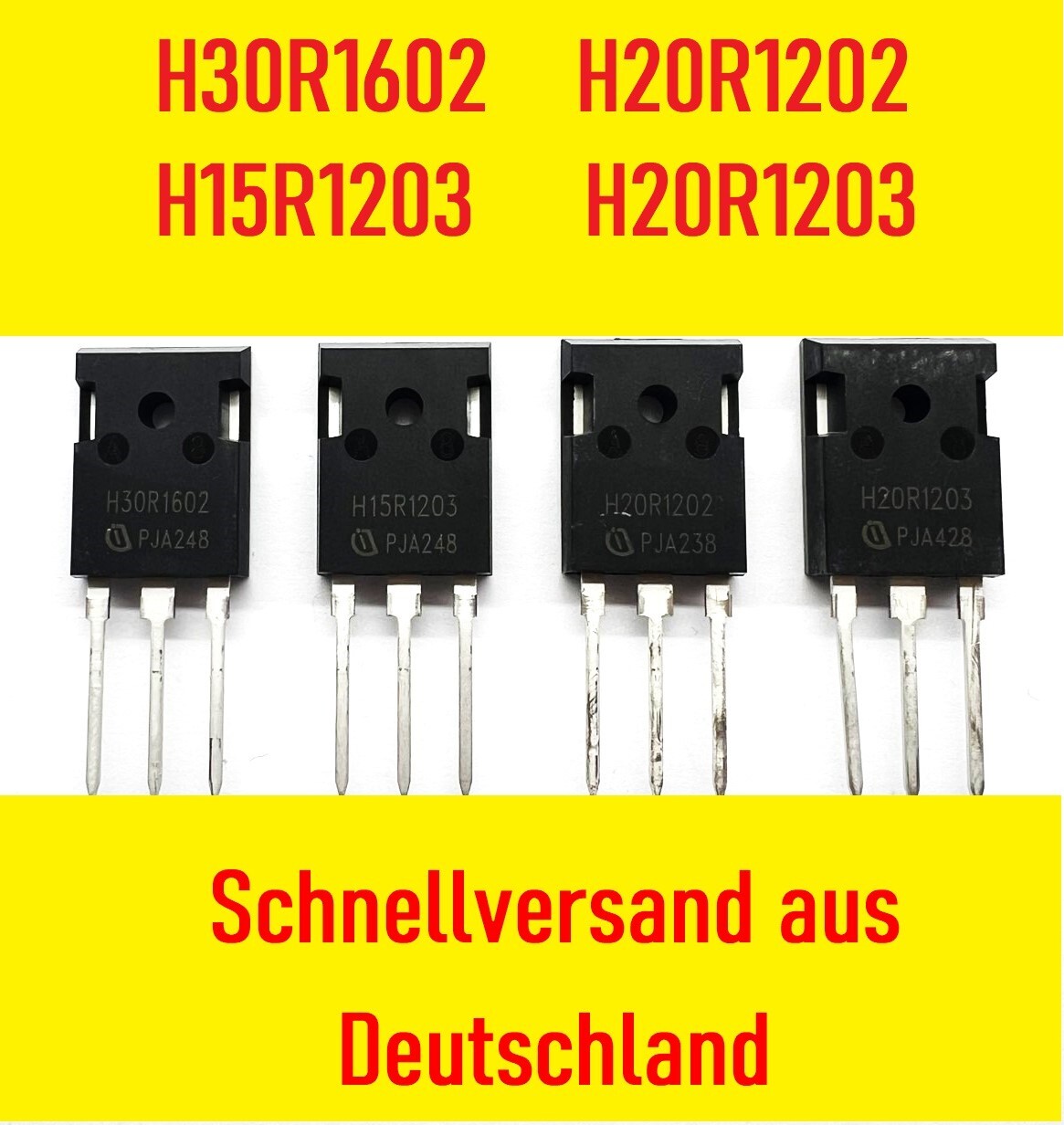 H20R1203 H20R1202 H15R1203 H30R1602 IGBTs 1200V 20A Transistor