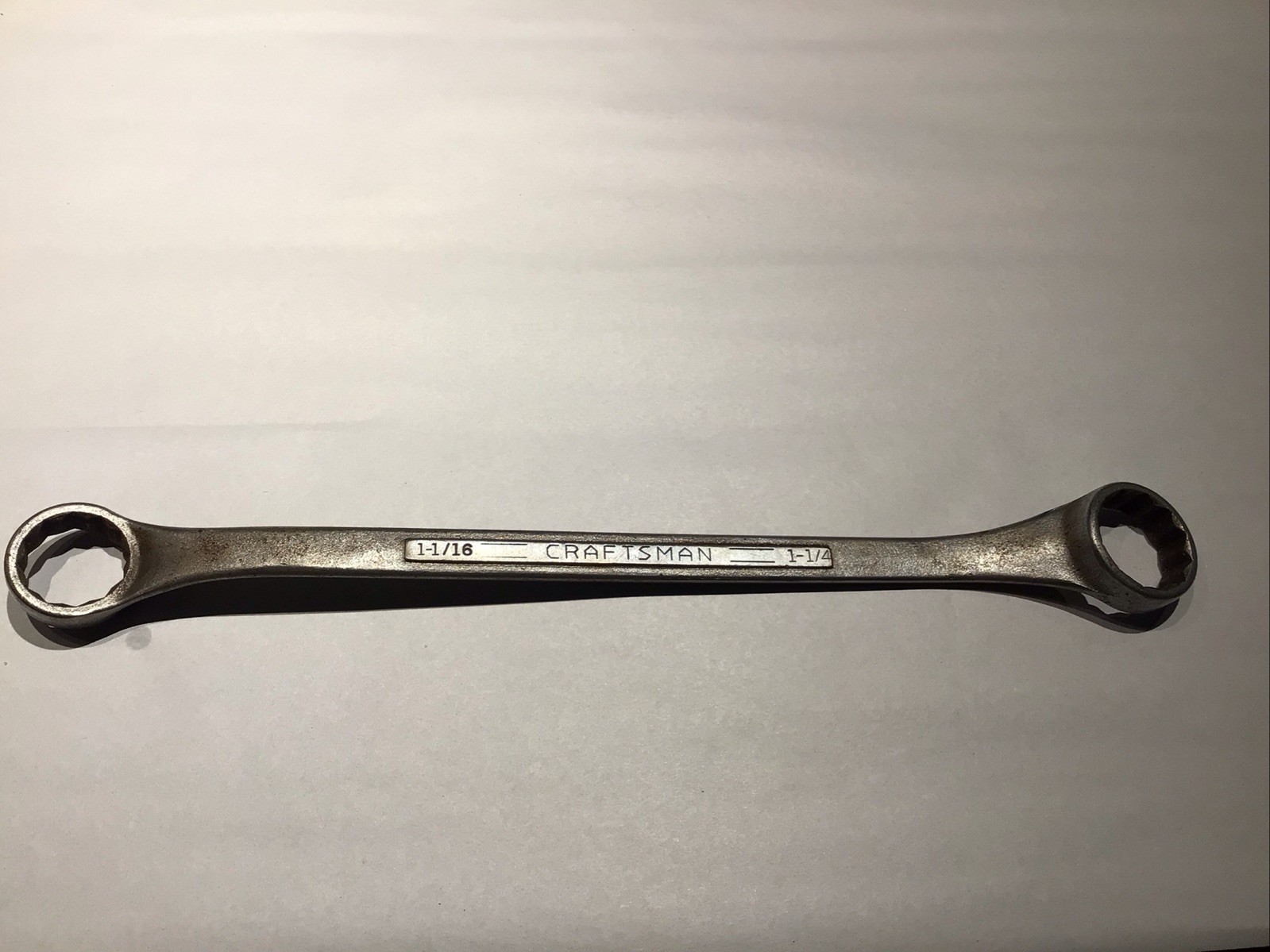 Vintage Craftsman 1 1/16” X 1 1/4” Box End Wrench Flying V