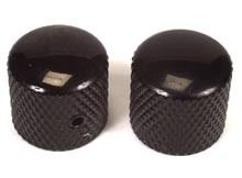Peavey Dome Guitar Knobs Black For Tightening 1/4" Solid-Shaft Pot 73220 New