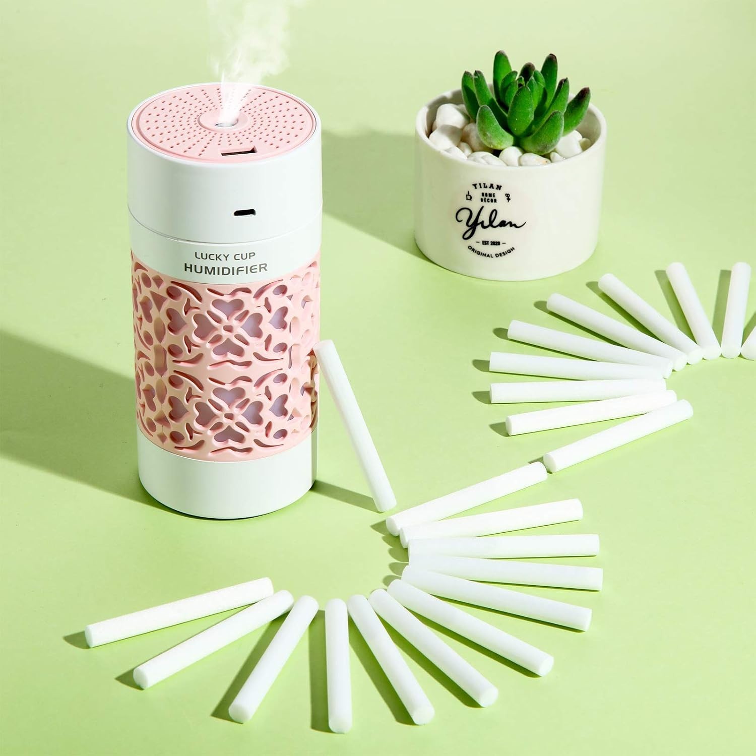 Humidifier Replacement Wick Sticks, 60 Pc, 2.75 x 0.31 Inch, Absorbent
