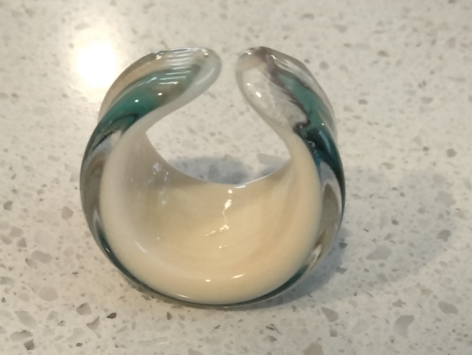 Artisan Uniquely Beautiful Glass Ring