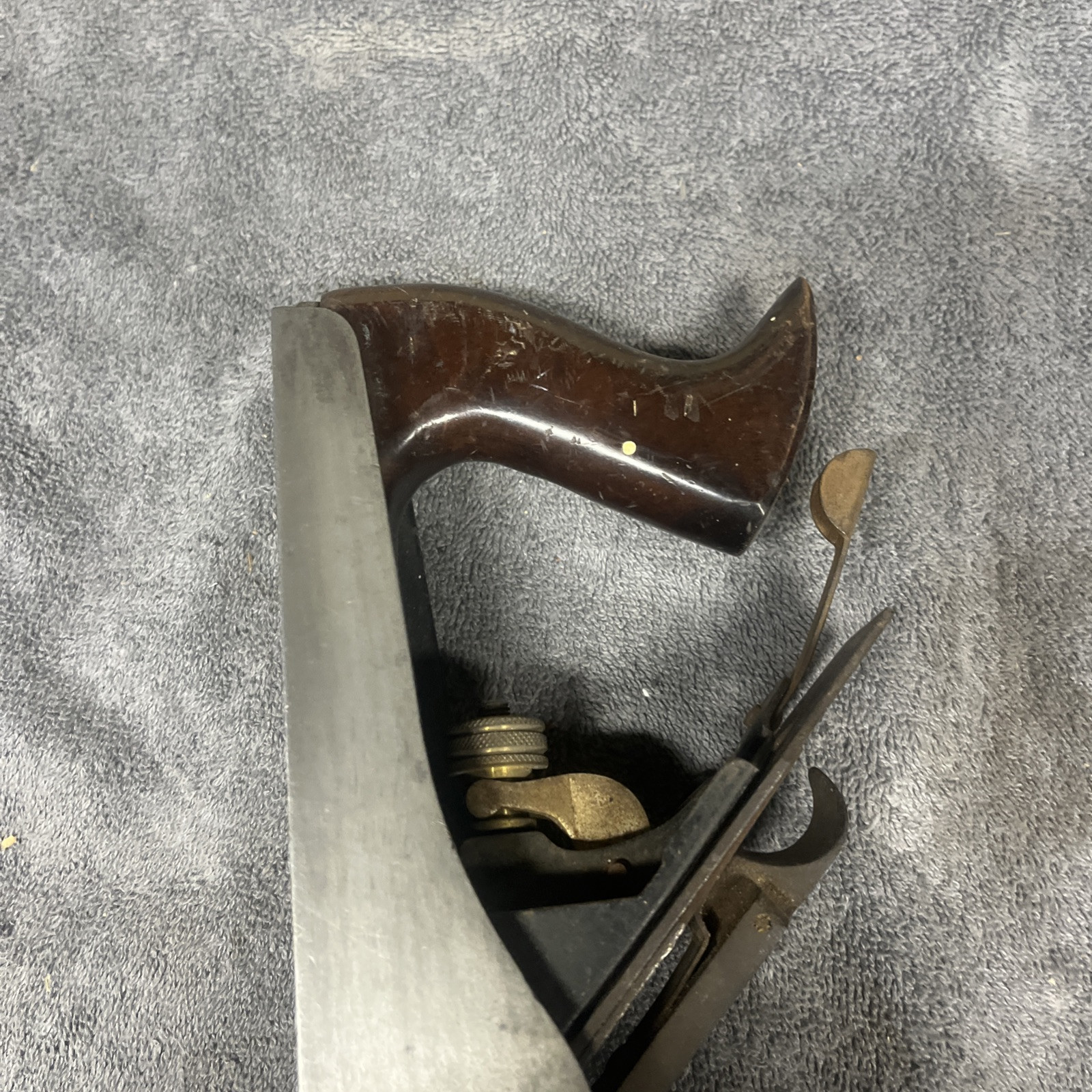 VINTAGE 10" Red Diamond flat bottom wood plane