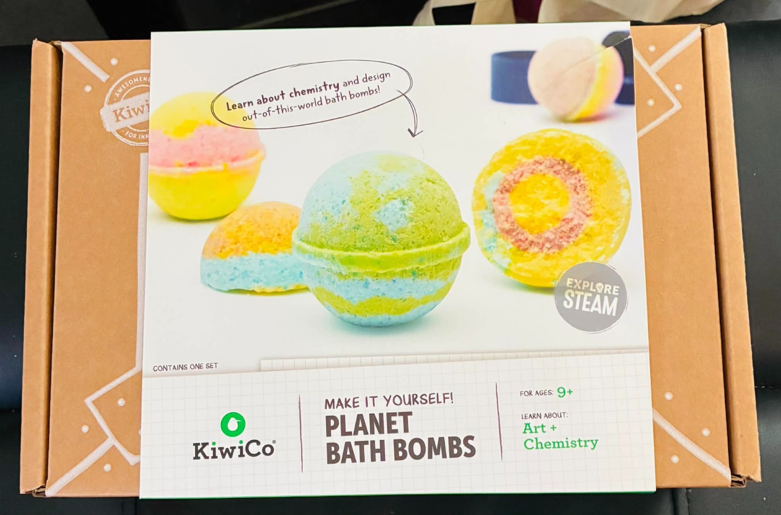 Brand New Planet Bath Bomb Kit for Kids by Kiwi Co
