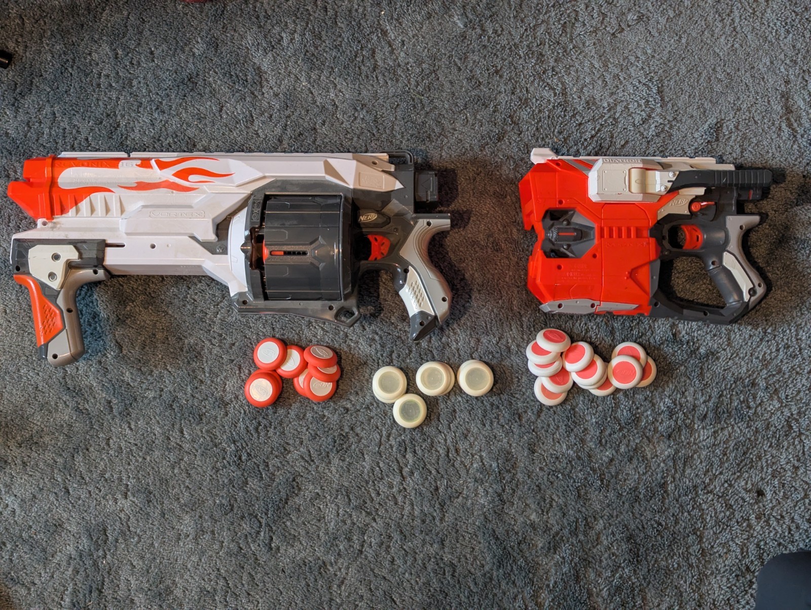 NERF Vortex REVONIX and DIATRON Blasters