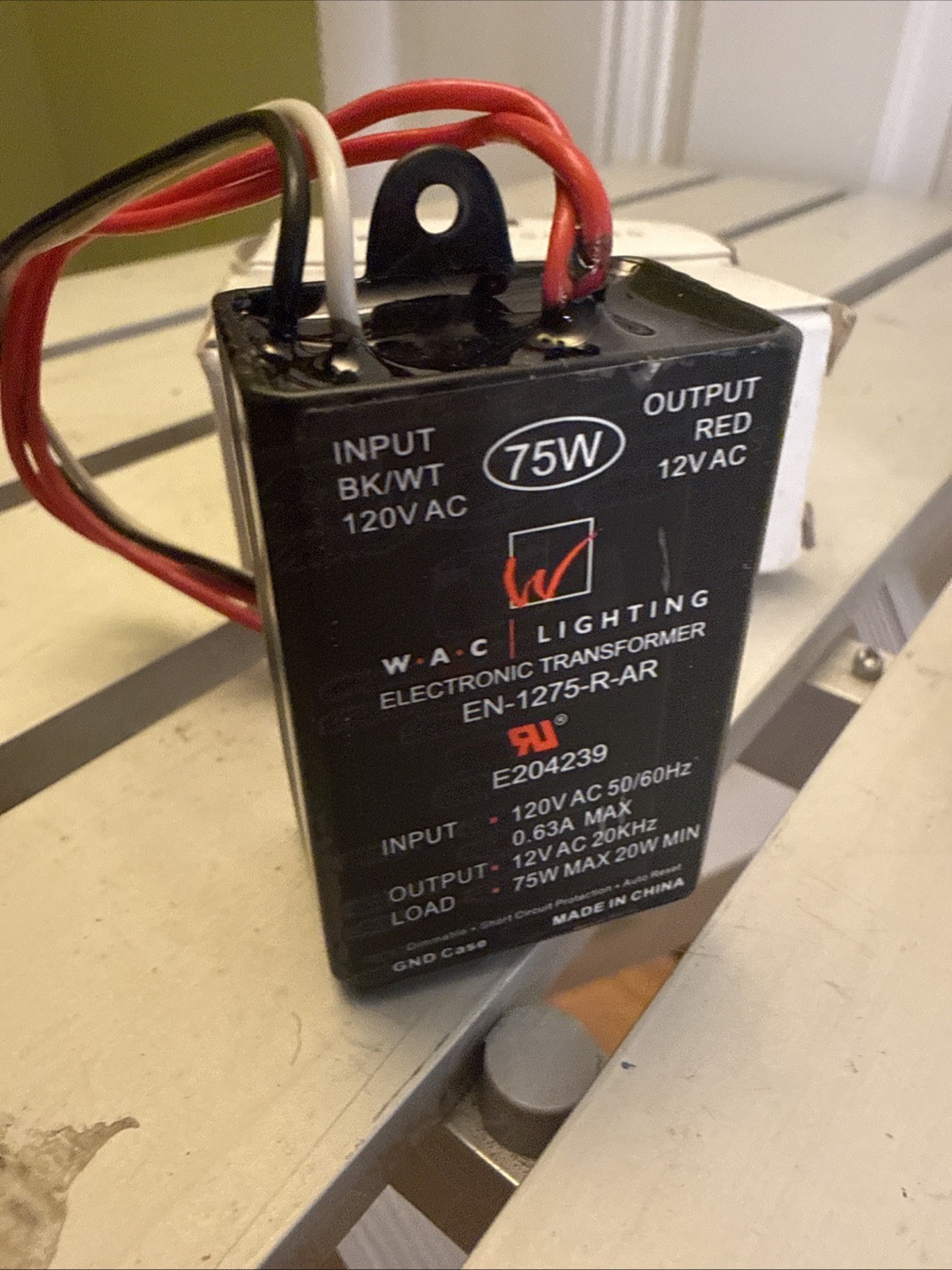 WAC LIGHTING EN-1275-R-AR 75W 12V Transformer Low Voltage Lot Of 3 Open Box 3”