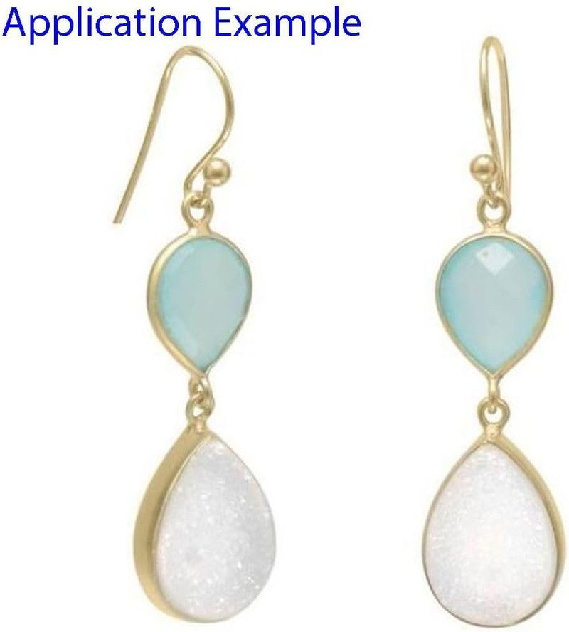 Gold Plated Fish Hook Earring Wires 50PCS