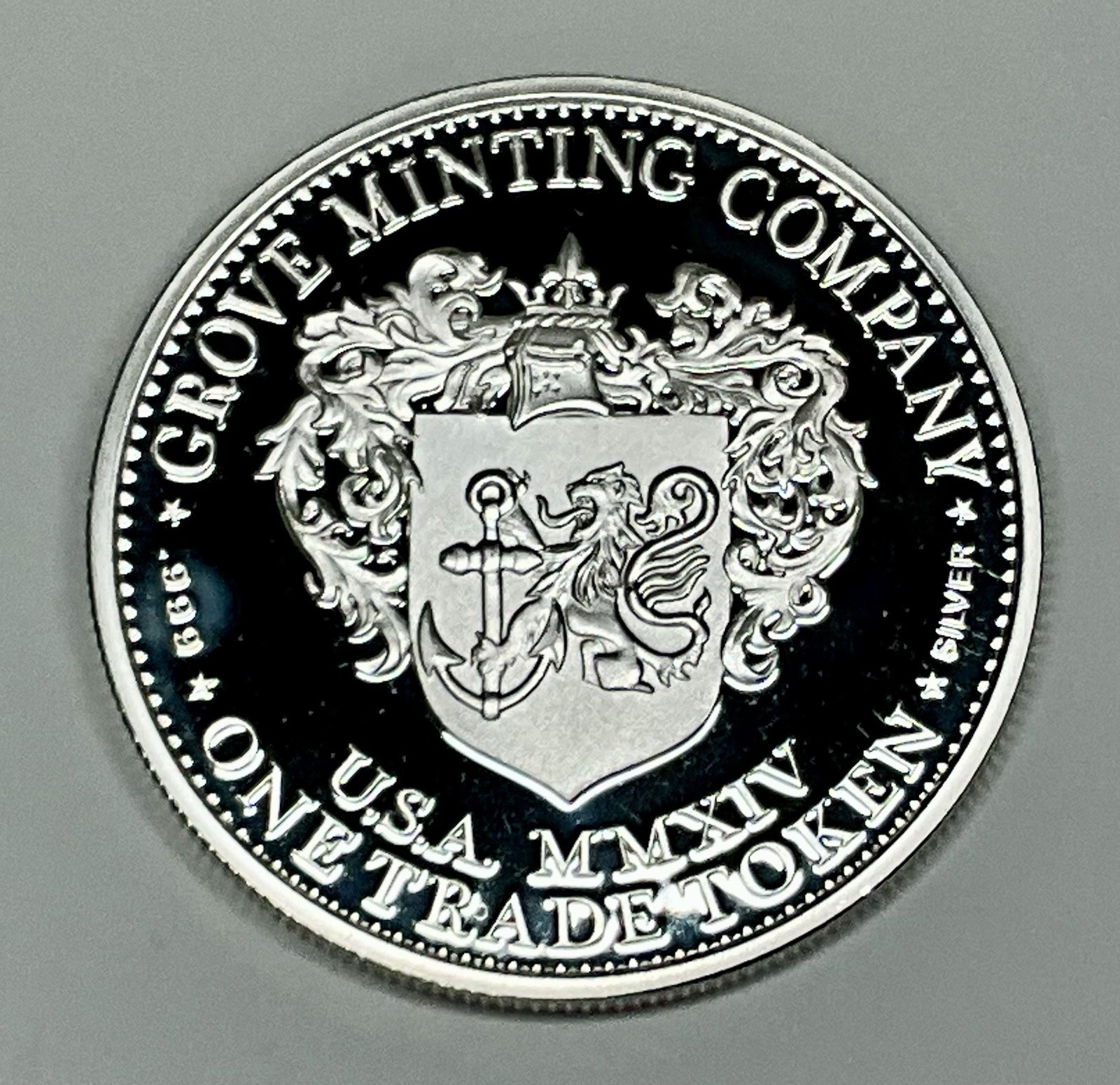 (2014)-1872 Amazonian Proof, Minted by Grove Mint