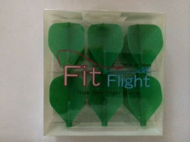 GREEN COSMO FIT FLIGHTS PACK OF 6 STANDARD SHAPE