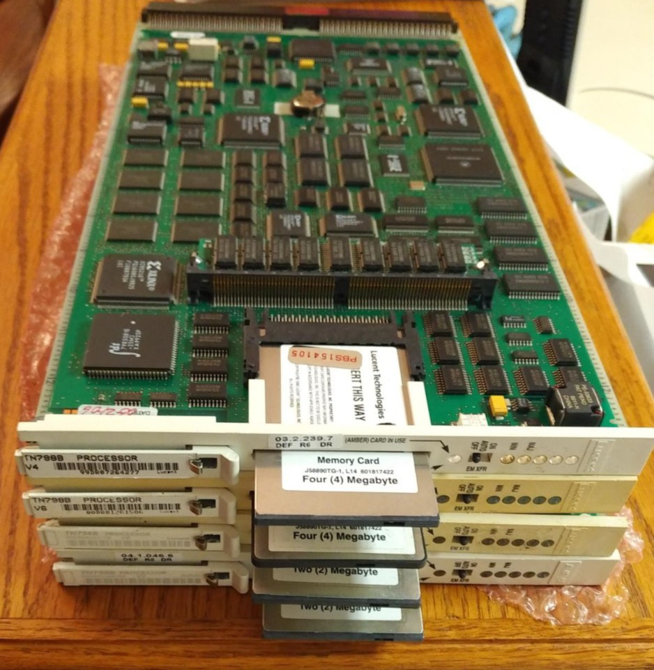 Avaya Tn798B prologic processor with flash card