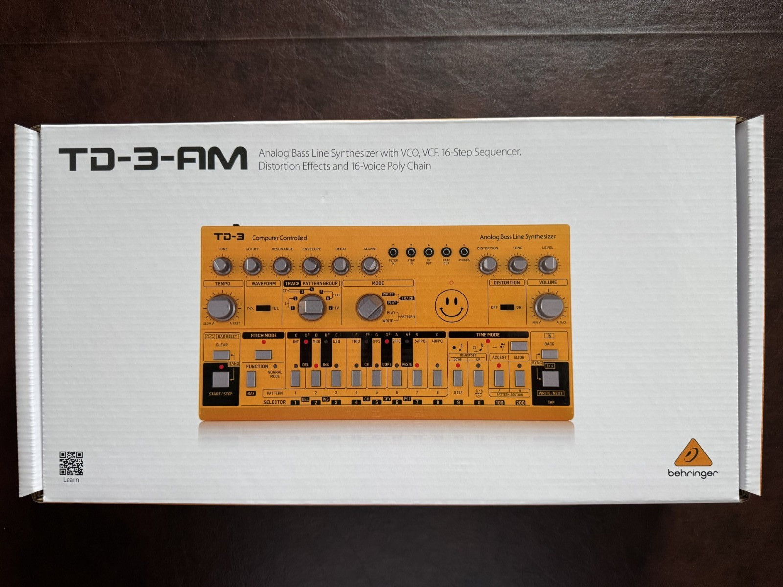 Behringer TD-3-Yellow Analog Bass Line Synthesizer - Yellow - NEW and SEALED!