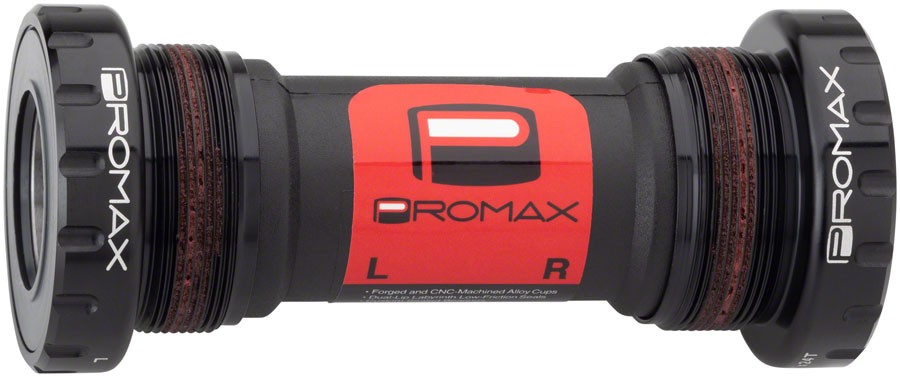 Promax EX-1 External Sealed Bearings BSA Bottom Bracket, CNC Machined Alloy,