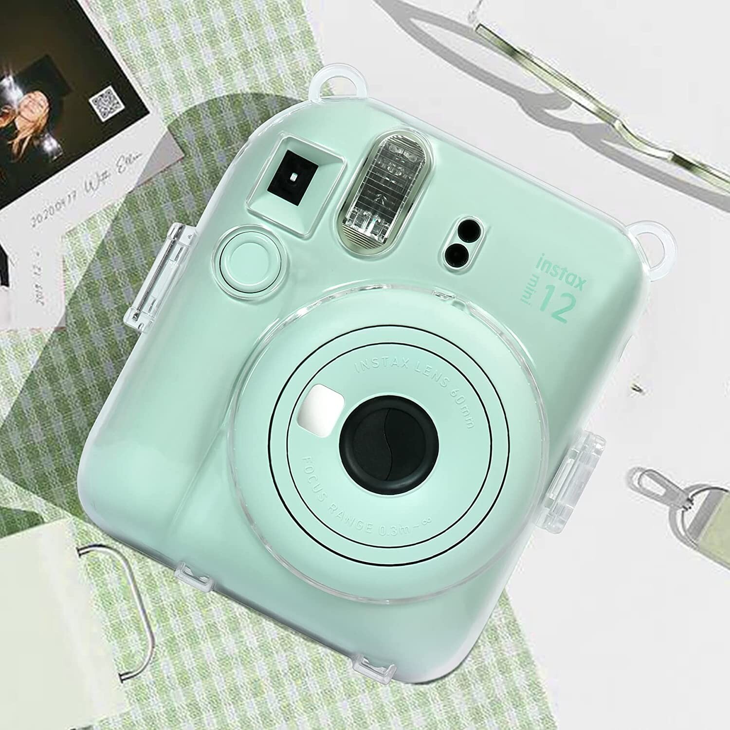Fujifilm Instax Mini 12 Protective Case with Photo Holder Picture Storage Pouch
