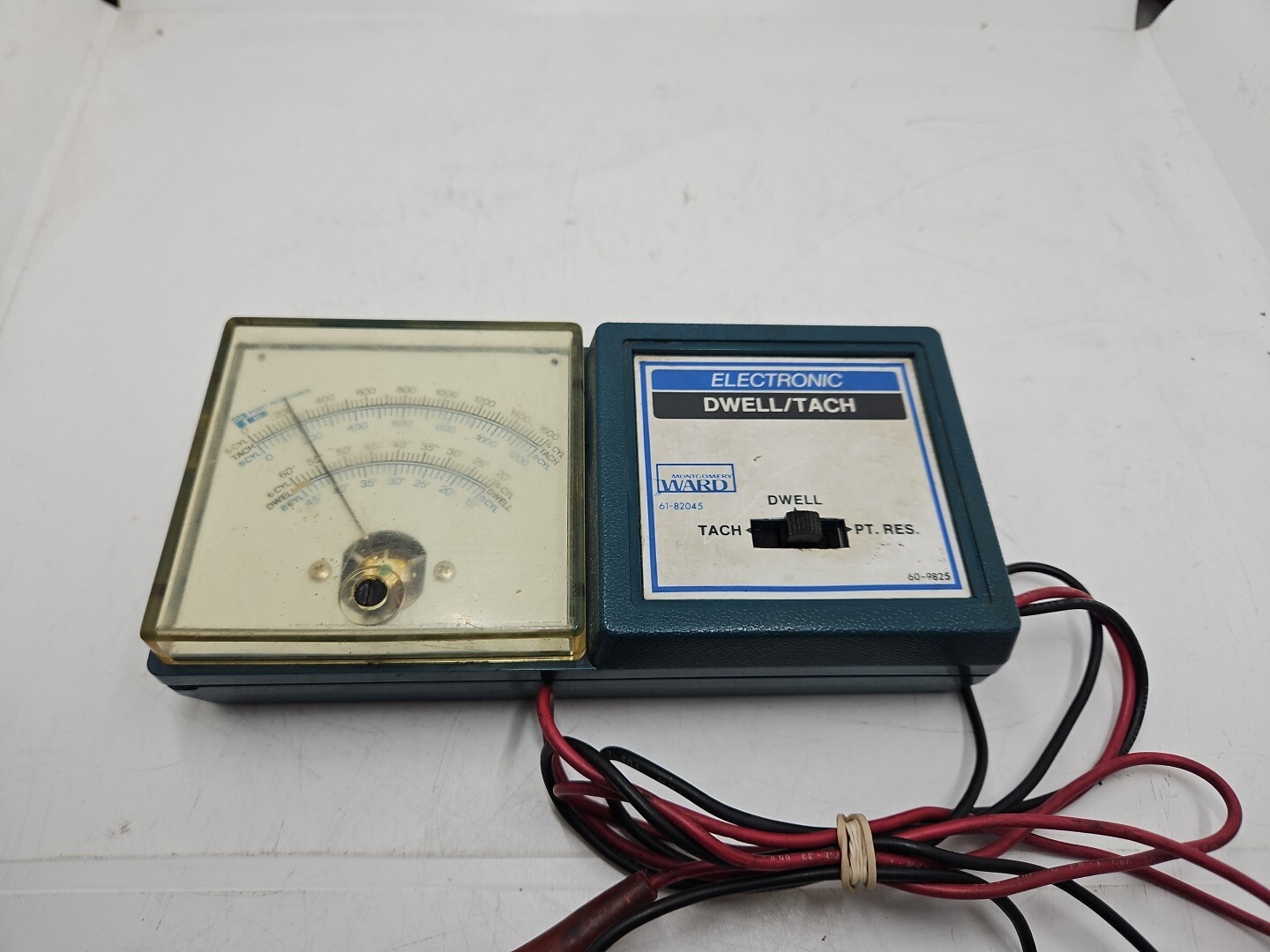 Ward Dwell Tach Points Tester Engine Meter Analyzer Tachometer FOR PARTS, UNTEST
