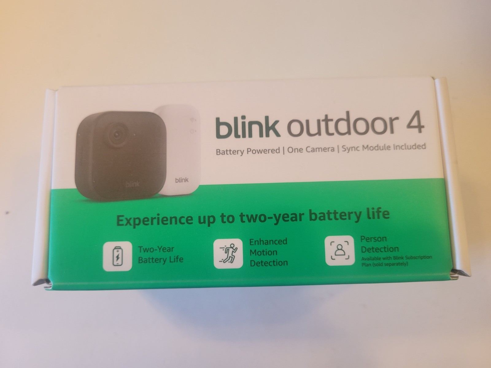 New Blink Outdoor 4 (4th Gen) Smart Security Camera Wire Free W/ Sync Module