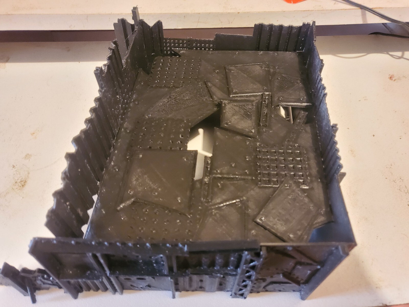 Wargaming Defense structure terrain kill team,