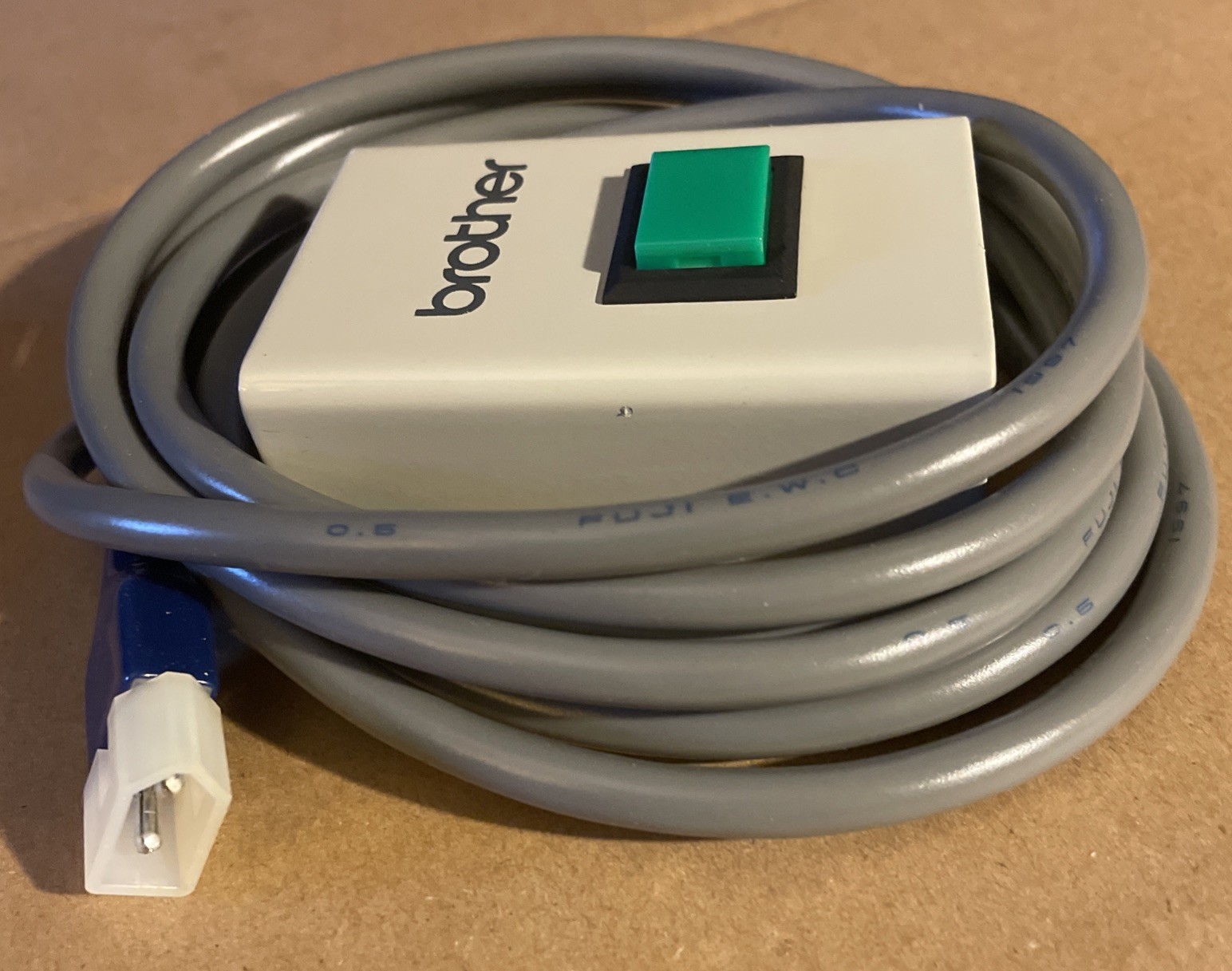Brother IF-50 Typewriter to Computer Interface Single Button Switch NOS
