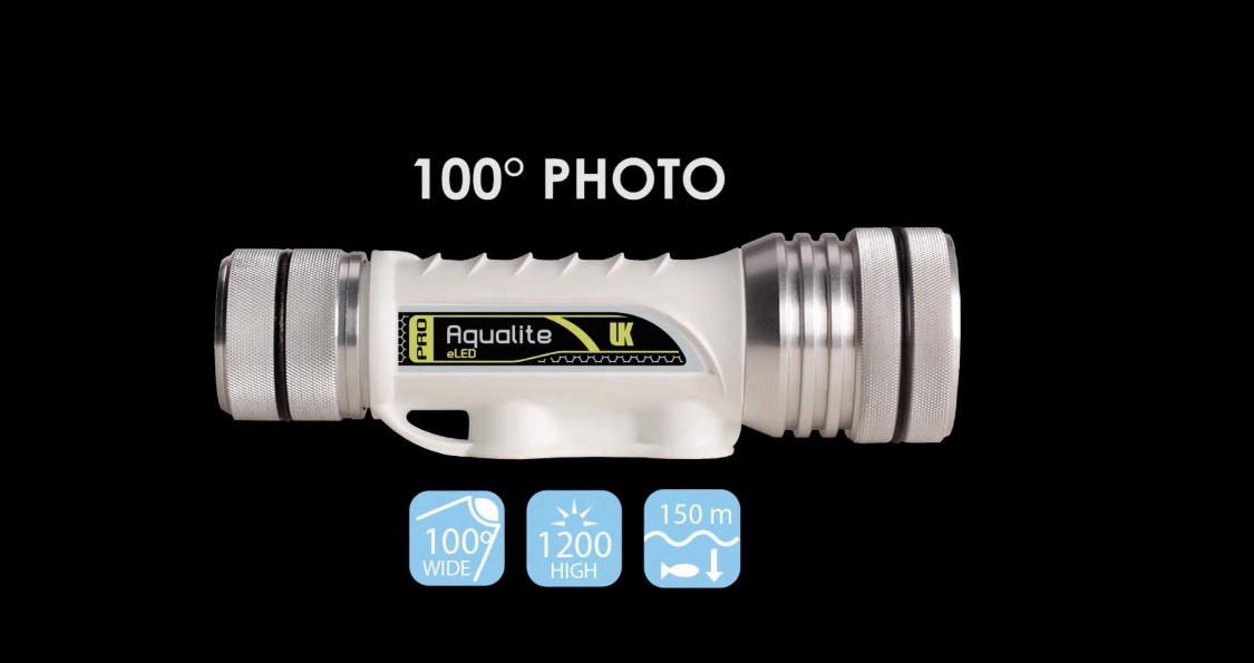 AQUALITE 100 BY UNDERWATER KINETICS DIVE LIGHT HEAD, CLASSIC, S OR PRO!