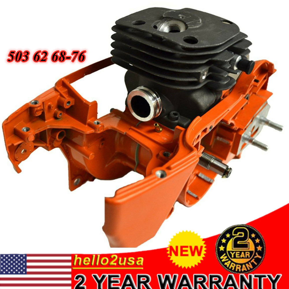 For Husqvarna 372 372XP CHAINSAW Crankcase Piston Cylinder Motor Engine Assembly