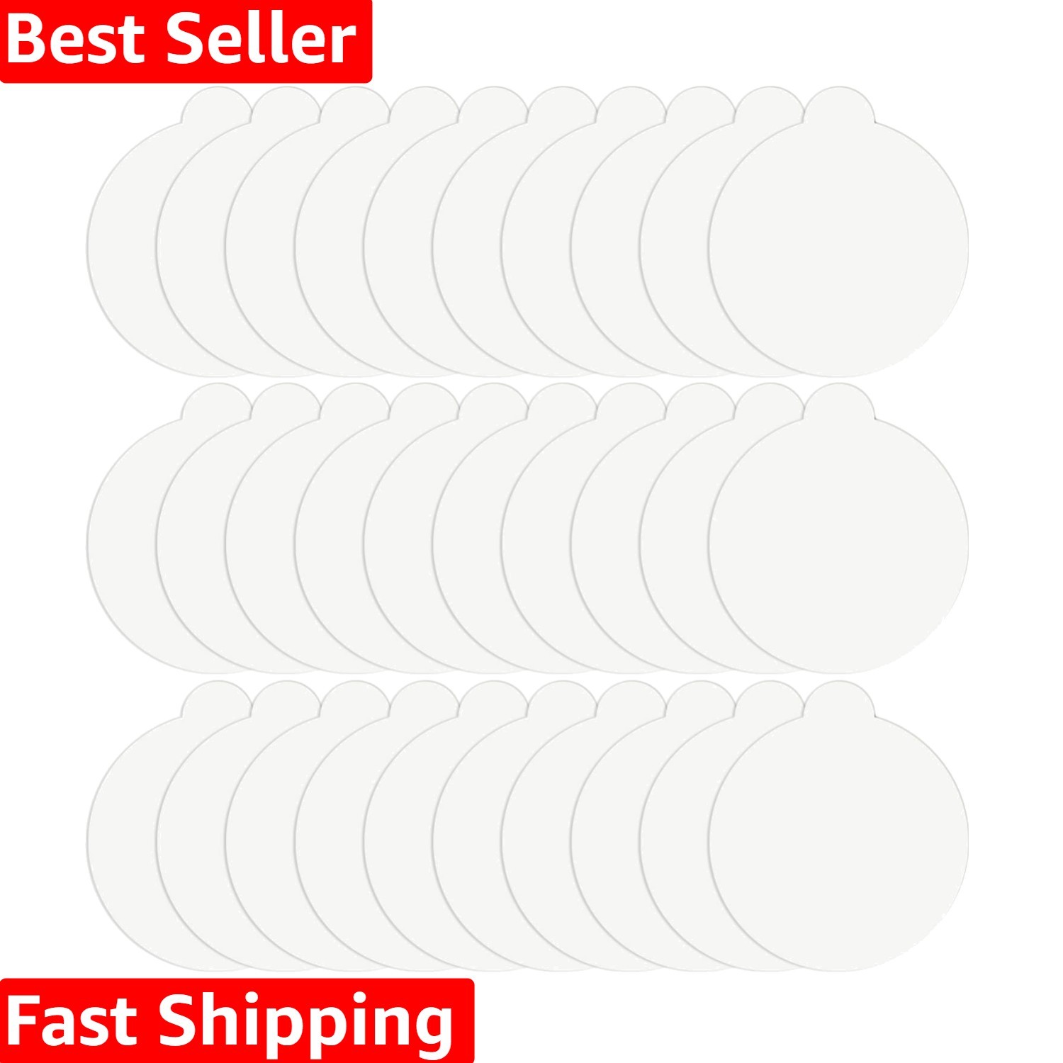 Universal 4.3” Glue Boards Refill - 30 Pack for Katchy & Fenun, No Smell, Safe