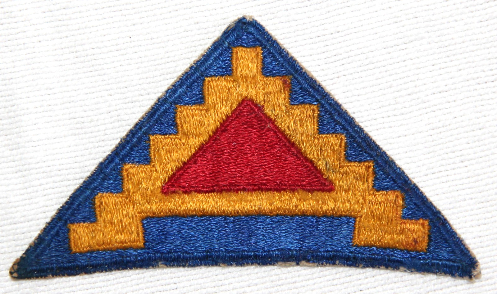 ORIGINAL WWII 7TH ARMY PATCH, NICE WHITE BACK