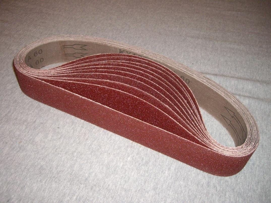 Metalworking 1-1/2 x 30" alumina oxide Sanding Belt 10pcs Grit 36 Heavy Duty
