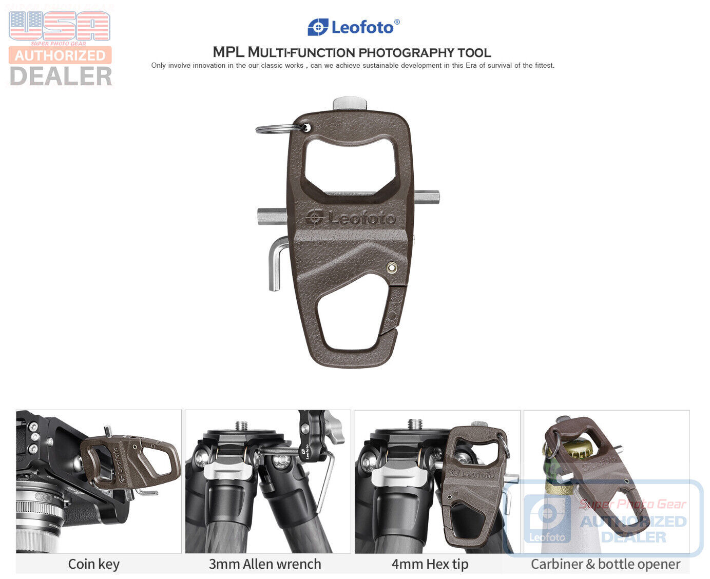 Leofoto MPL Multi-function Photography Tool for Tripod