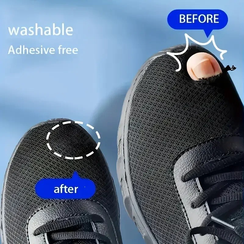 6PCS Self Adhesive Shoe Repair Patches Strong Durable Sneaker Heel Fix Kit Pro